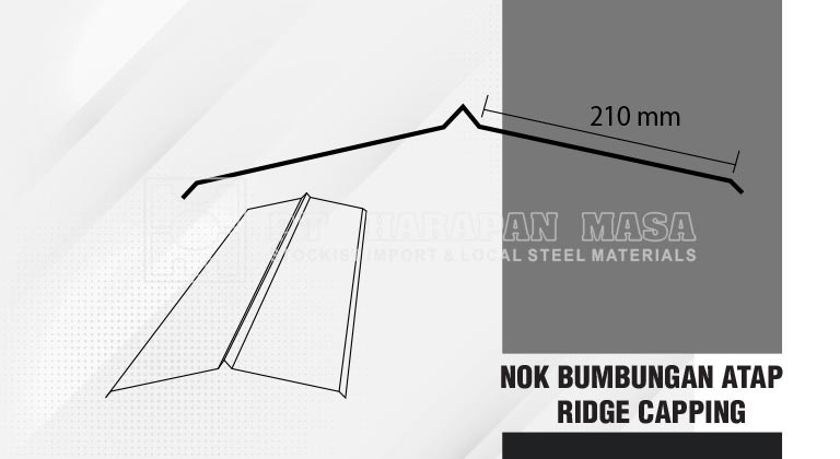 Nok Bumbungan Atap / Ridge Capping